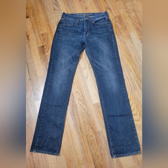 American Eagle Outfitters Dark Blue Straight Jeans Size 30X36 - Picture 5 of 9